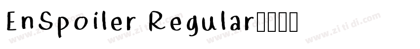 EnSpoiler Regular字体转换